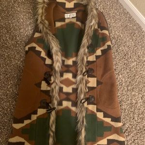 Tasha Polizzi Southwestern Pattern Sweater Vest